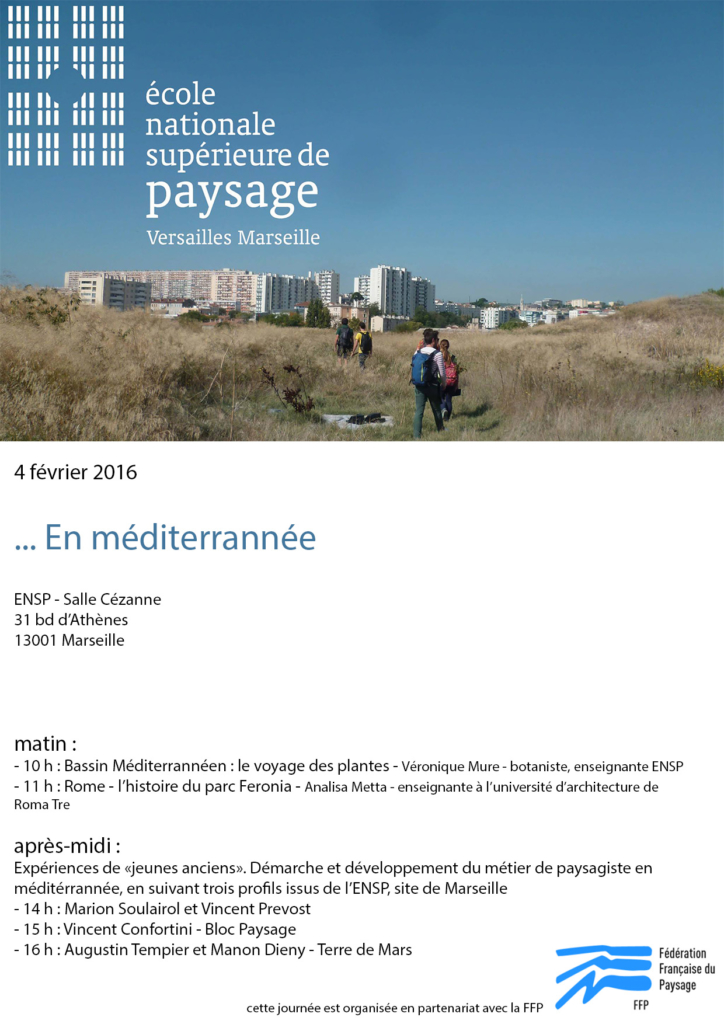 Conférence ENSP 4 Février